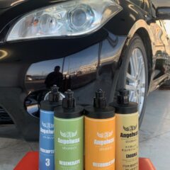 艶出しライトコーティング＆ホイール洗浄とコーティング